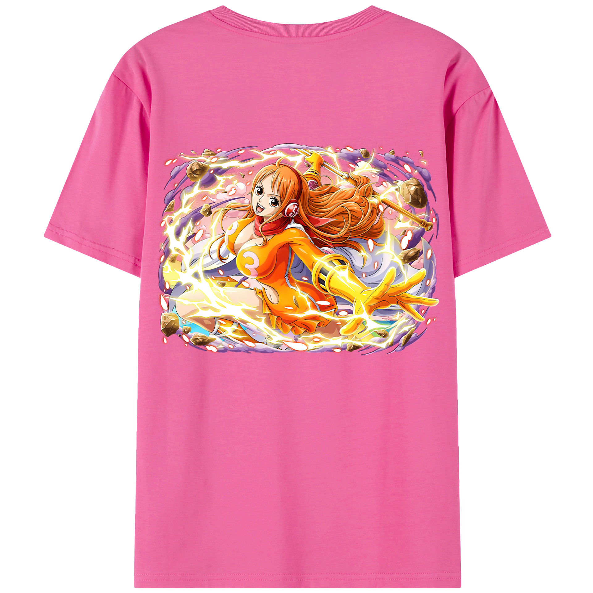 （画像用） ワンピース ナミ ONE PIECE Nami レディース半袖Tシャツ(バックプリント)